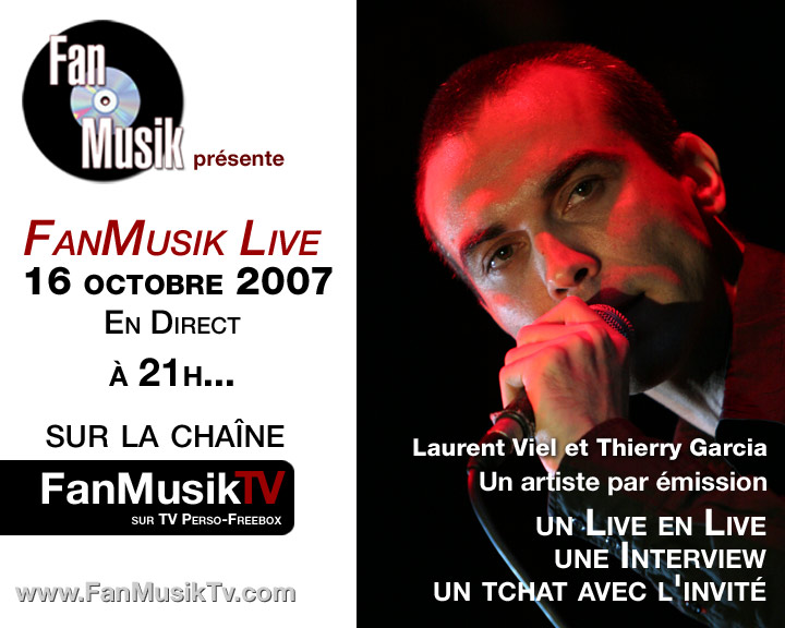 Laurent Viel sur FanMusik TV dans FanMusik Live