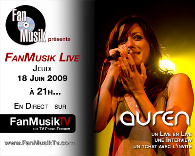 Auren, le 18 juin 2009 sur FanMusik TV